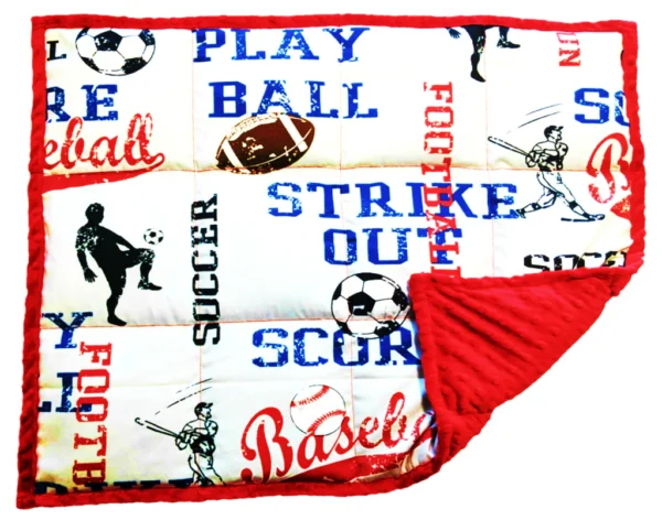 Weighted Lap Pad For Adults & Kids | 7 lbs Lap Blanket | Go Sports